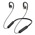 NANAMI Open Ear Headphones Wireless Headphones Bluetooth Earbuds 15H Playtime Crisp Stereo Sound Headset IPX5 Waterproof Sports Neckband Bluetooth 5.3 Earphones with Earhooks for Podcast Audio