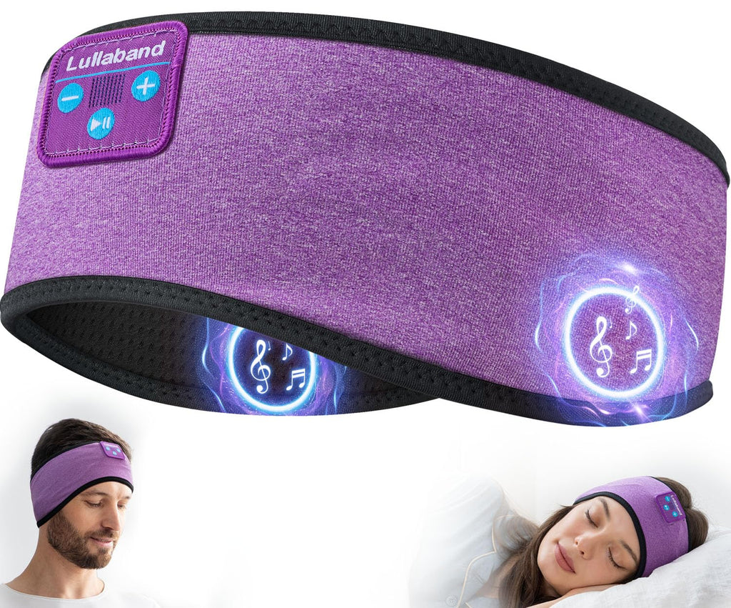 Sleep Headphones Bluetooth Headband Wireless Earphones with HD Stereo Speakers for Sleeping Travel Sports Yoga Meditation Running and Housework Ideal Tech Gift
